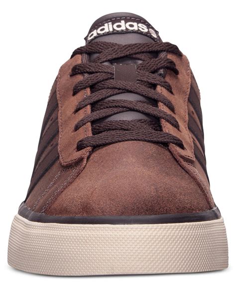 adidas men's brown sneakers